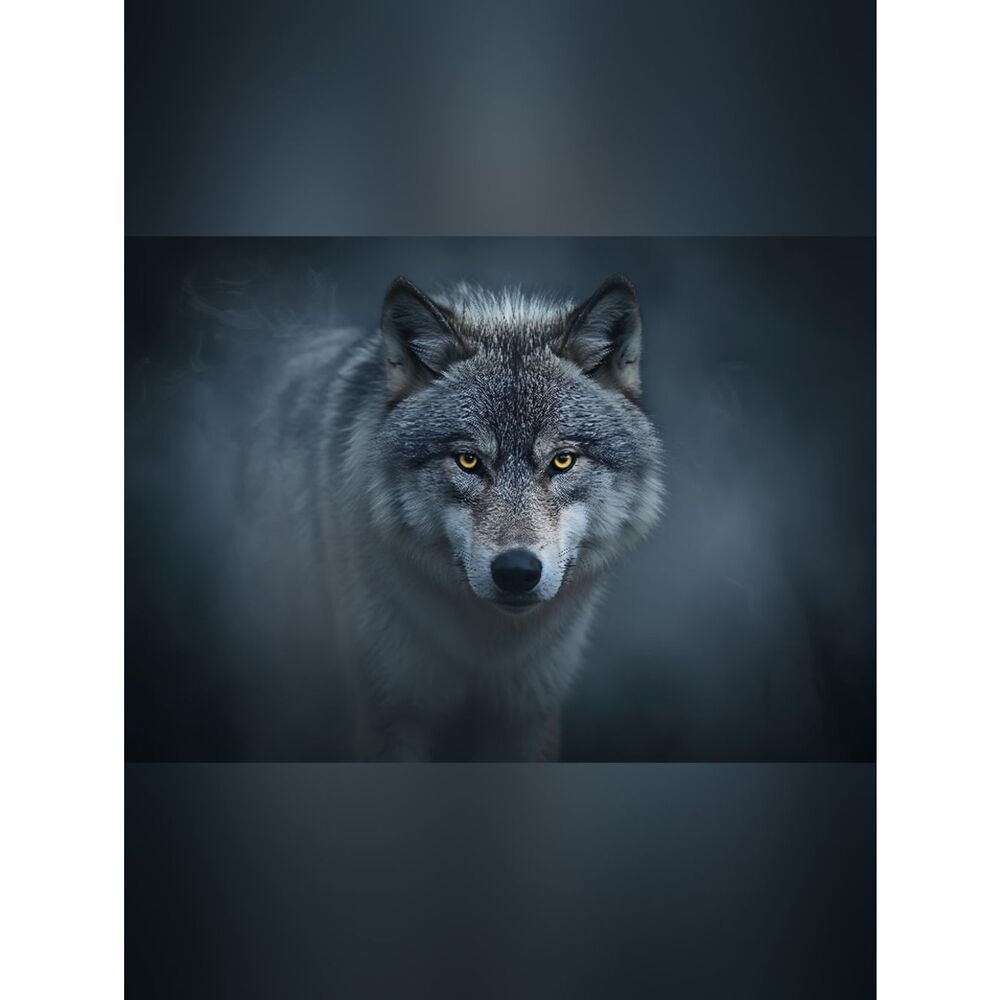 Large Custom Fridge Magnet Wolf Home Kitchen Decor